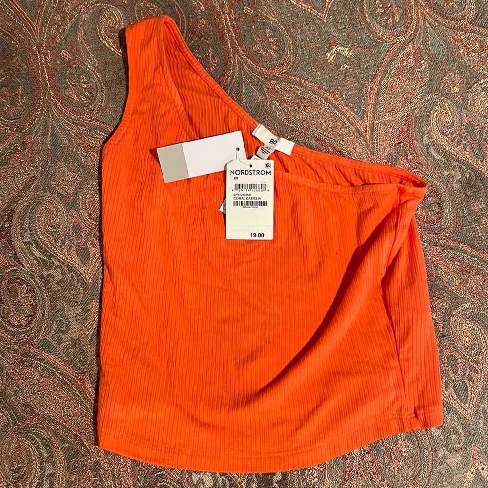 BP One shoulder tank top